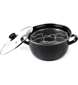 Cam Kapaklı Patates Kızartma Ternceresi Fritöz thumbnail 4