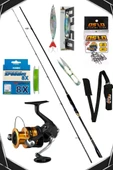 Shimano FX 4000 Oslo Zen Pro 274cm 8-42gr 8 Örgü Spin Olta Seti - 1
