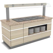 Empero GLT.SSB.04 Galata Sıcak Servis Ünitesi Nefeslikli 5x1/1 GN Kapasiteli - 1