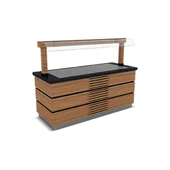 Empero KPD.P.SSU.05 Kapadokya Paslanmaz Soğuk Servis Ünitesi Nefeslikli 1800*900*900/1550 - 1