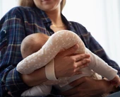 Babyjem Emzirme Yastığı Somon Çiçek - 2