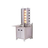 Atalay ADG 5 D Duvara Monte Döner Ocağı Gazlı motorlu mobil tezgahlı 5 radyanlı thumbnail 1