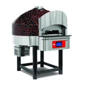 Empero EMP.SPO.03-D-BR-LPG Dijital Sabit Tabanlı Gazlı  Pizza Fırını Siyah-kırmızı Lpg - 1