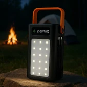 Taşınabilir LED Işıldak & Powerbank 4 Kademe Işık Ayarı, Yüksek Kapasiteli Şarj Cihazı - 7