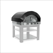 Empero PLF.PLS.D4-S-LPG Gazlı Pizza & Pide Fırını - Siyah, LPG'li - 1