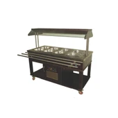 Atalay ASBM-04 Benmariler Orta Tip Ahşap Kaplama GN 1/1 x - 230 V - 1