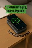 5000 mAh Kablosuz Şarjlı Powerbank  20W Hızlı Şarj, Taşınabilir Şarj Cihazı - 3