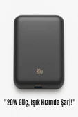 5000 mAh Kablosuz Şarjlı Powerbank  20W Hızlı Şarj, Taşınabilir Şarj Cihazı - 4