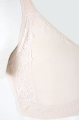 Taş Rengi Dantel Detaylı Toparlayıcı Sütyen thumbnail 2