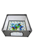 Premio Keten Güvenli Bebek Ve Çocuk Oyun Alanı Oyun Parkı 120x120 Oyun Matı Ve Topları - 7