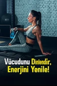 Tüm Vücut Titreşimli Masaj Matı  Isıtmalı, Katlanabilir, Uzaktan Kumandalı, 174x60 cm - 7