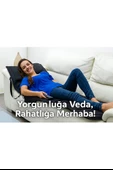 Tüm Vücut Titreşimli Masaj Matı  Isıtmalı, Katlanabilir, Uzaktan Kumandalı, 174x60 cm - 3