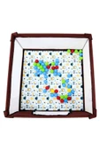 Premio Keten Güvenli Bebek Ve Çocuk Oyun Alanı Oyun Parkı 120x120 Oyun Matı Ve Topları - 4