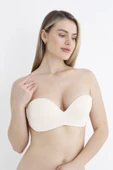 Ekru Askısız Straplez Destekli Sütyen thumbnail 1