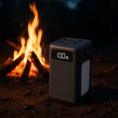 50.000 mAh Taşınabilir Powerbank  22.5W Hızlı Şarj, Çoklu USB & Type-C Çıkışlı, LED Işıklı, Dijital Ekranlı - 3