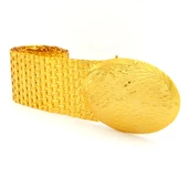 Altın Kaplama Kemer Desenli Tokalı Model-KMR-119 thumbnail 1