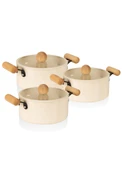 The Mia Cucina Di Mia İndüksiyon Tabanlı Seramik Tencere Seti 6 Parça thumbnail 1