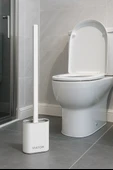 Silikon Klozet Fırçası Banyo Tuvalet Wc Küvet Temizleme Fırçası thumbnail 1