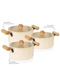 The Mia Cucina Di Mia İndüksiyon Tabanlı Seramik Tencere Seti 6 Parça thumbnail 2