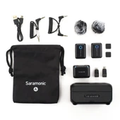 Saramonic Blink 500 B2+ 2 Kişilik Kablosuz Yaka Mikrofonu - 7