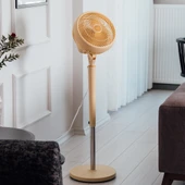 EVEREST FAN12, KREM, DynaBreeze, 3 Kademeli Hiz, 3 Kanat Pervane ve Çerçeve, Çift Motorlu 70W, Otomatik Salinim, Yükseklik Ayarli Vantilatör thumbnail 5