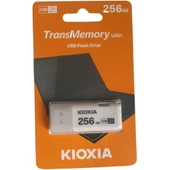 KIOXIA U301W 256GB USB 3.2 Gen1 TransMemory Flash Disk Beyaz thumbnail 2