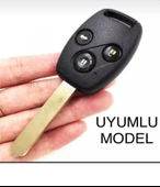 Honda Civic Fd6 Crv Accord Uyumlu 3 Tuşlu Karbon Anahtarı Koruma Kılıfı 2.Resime Bakınız thumbnail 2