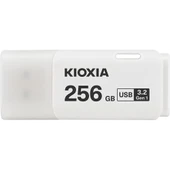 KIOXIA U301W 256GB USB 3.2 Gen1 TransMemory Flash Disk Beyaz thumbnail 1