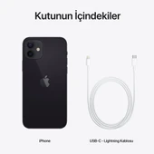 APPLE IPHONE 12 128 GB SİYAH (APPLE TÜRKİYE GARANTİLİ) - 4