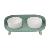 M-Pets Altitude Double Raised Pet Bowl 2x450ml thumbnail 2
