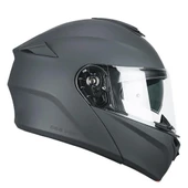 CGM 568A BER MONO ÇENE AÇILIR MOTOSİKLET KASKI ANTRASIT / M - 1