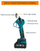 Prohummer PH295 Profesyonel 3lü Bahçe Seti Akülü Uzatma Kollu Dijital Göstergeli 50mm Dal Budama Makası ve 20cm Dal Budama Testeresi 88Vmax - 2