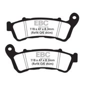 EBC SFAC388 HONDA FORZA 300 , SH125/150/300 , SUZUKI UH125 BURGMAN CARBON ÖN FREN B thumbnail 1
