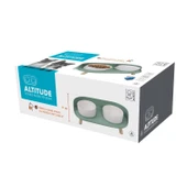 M-Pets Altitude Double Raised Pet Bowl 2x450ml thumbnail 3