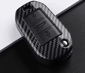 PEUGEOT CiTROEN OPEL DS TOYOTA  KARBON ANAHTAR KILIFI SUSTALI MODEL 2.RESİME BAKINIZ thumbnail 1