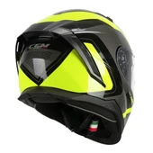 CGM 311R BLAST RACE KAPALI KASK Sarı-Siyah S - 3