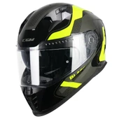 CGM 311R BLAST RACE KAPALI KASK Sarı-Siyah S - 2