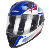 CGM 311G BLAST SPORT KAPALI KASK Beyaz-Mavi M thumbnail 2