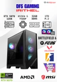 DFS GAMING IRITHEL RYZEN 5 7500F-B650M-RTX 5070 12GB -32GB DDR5 RAM-1TB M.2 SSD-OYUNCU BİLGİSAYARI - 1