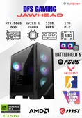 DFS GAMING JAWHEAD RYZEN 5 7600X-B650M-RTX 5060-32GB DDR5 RAM-1TB M.2 SSD-OYUNCU BİLGİSAYARI - 1