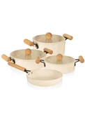 The Mia Cucina Di Mia İndüksiyon Tabanlı Seramik Tencere Tava Seti 7 Parça thumbnail 1