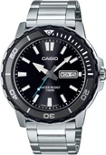 Casio MTD-125D-1A3VDF Çelik Kordon Çelik Kasa 10 ATM Suya Dayanıklı Metalik Renk Erkek Kol Saati - 1