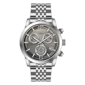 Quantum ADG1173.360 Kronograf Safir Camlı Çelik Kordon Çelik Kasa 10 ATM Suya Dayanıklı Metalik Renk Erkek Kol Saati - 1