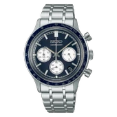 Seiko SSB477P1 Kronograf Kristal Camlı Çelik Kordon Çelik Kasa 5 ATM Suya Dayanıklı  Metalik Renk Erkek Kol Saati - 1