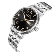 Slazenger SL.09.2560.2.03 Çelik Kordon Çelik Kasa 10 ATM Suya Dayanıklı Metalik Renk Erkek Kol Saati - 2