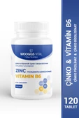 Çinko (Picolinat + Bisglisinat) ve Vitamin B6 İçeren Takviye Edici Gıda – 120 Tablet - 1