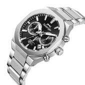 Slazenger SL.09.2540.2.01 Çelik Kordon Çelik Kasa 10 ATM Suya Dayanıklı Metalik Renk Erkek Kol Saati - 2