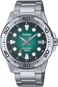 Casio MTD-140D-3AVDF Çelik Kordon Çelik Kasa 10 ATM Suya Dayanıklı Metalik Renk Erkek Kol Saati - 1
