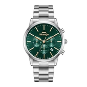 Slazenger SL.09.2545.2.03 Çelik Kordon Çelik Kasa 10 ATM Suya Dayanıklı Metalik Renk Erkek Kol Saati - 1