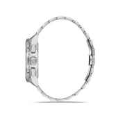 Momentus SM340S-04SS Tüm Fonksiyonları Aktif Safir Camlı Çelik Kordonlu 5 ATM Suya Dayanıklı Metalik Renk Erkek Kol Saati thumbnail 2